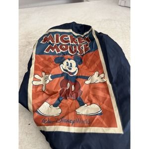 Disney Mickey Mouse Walt Disney World Blue Drawstring Bag Mickey Mouse Minnie